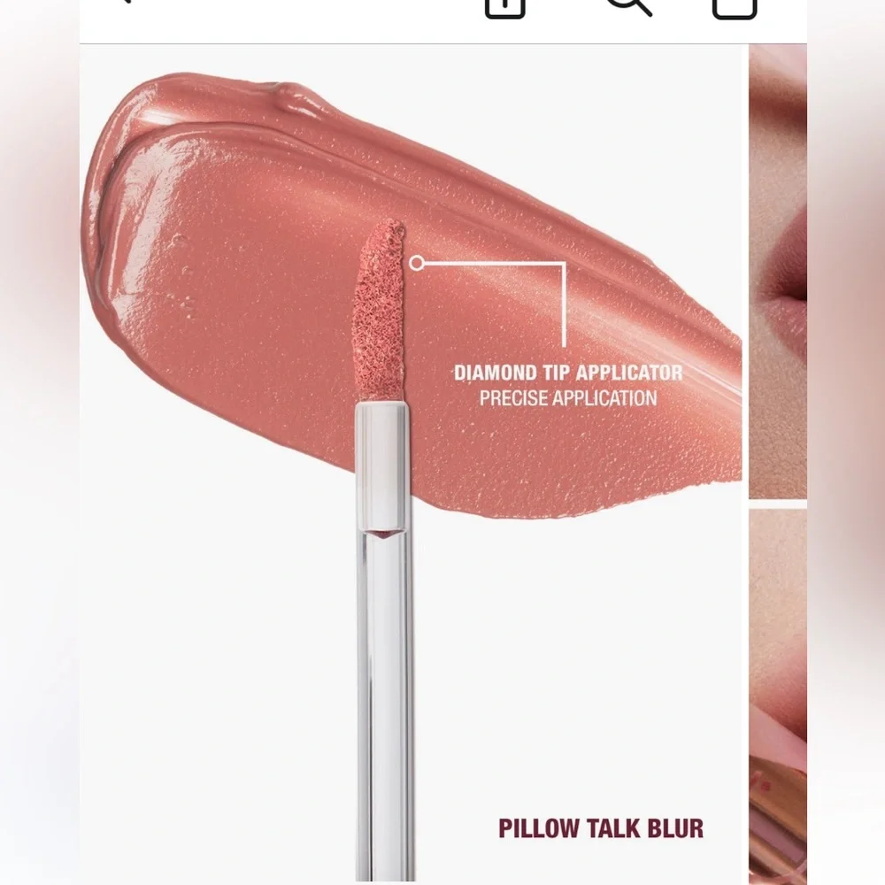 NWT Charlotte Tilbury Liquid Lipstick in Pillow Talk Blur